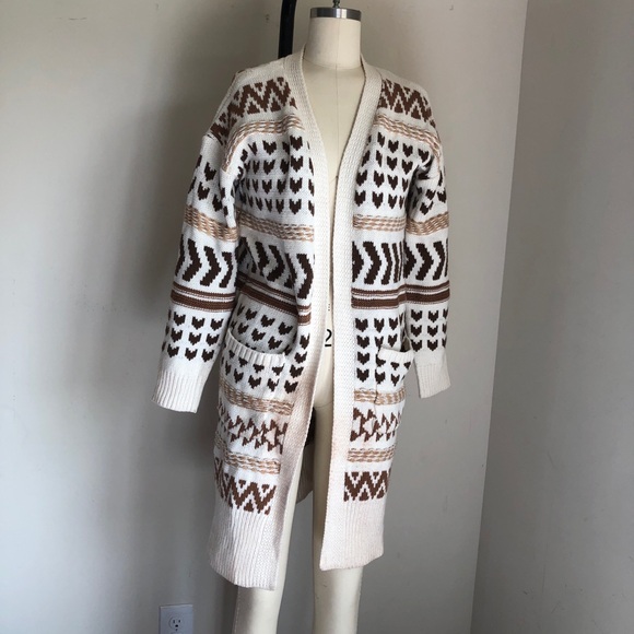 Pink Rose Sweaters - Neutral Cardigan